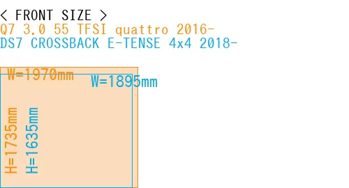 #Q7 3.0 55 TFSI quattro 2016- + DS7 CROSSBACK E-TENSE 4x4 2018-